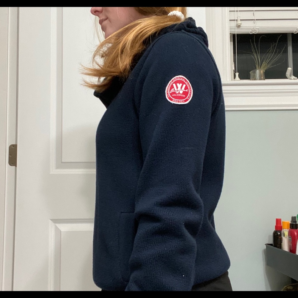 Holebrook Windproof Navy Sweater